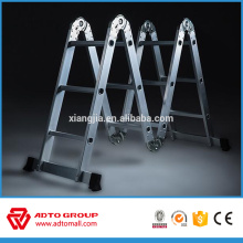 Fabricación de aluminio barato, escalera de paso EN131, escalera plegable de aluminio